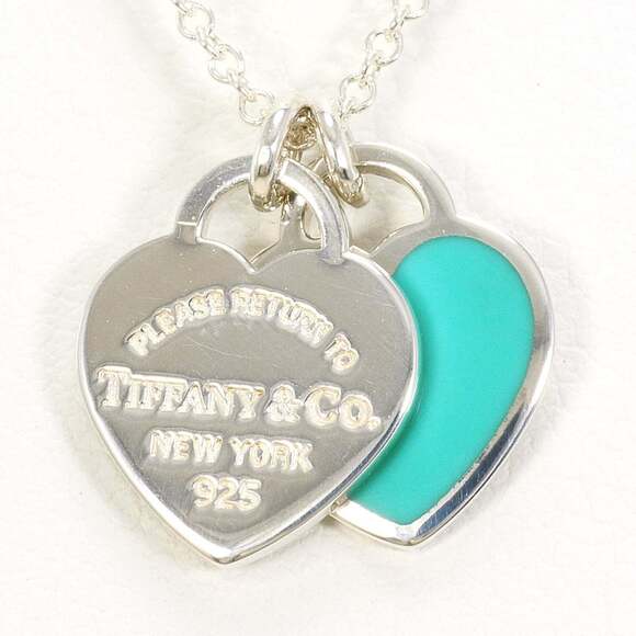 Tiffany & Co. Return to Sterling Silver Necklace Approx. 16.5 inches (40cm)...